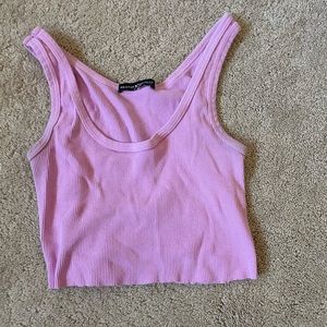 pink brandy melville tank top